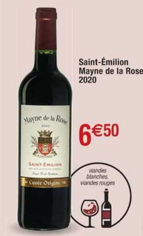saint-émilion mayne de la rose 2020