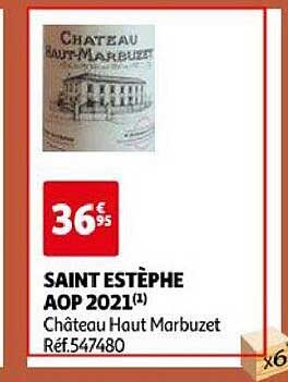 saint estèphe aop 2021 château haut marbuzet