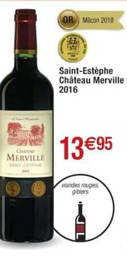 saint-estèphe château merville 2016