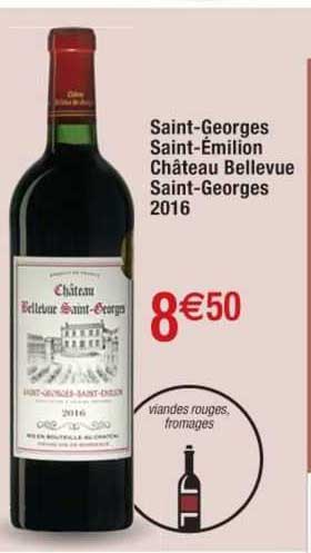 saint-georges saint-émilion château bellevue saint-georges