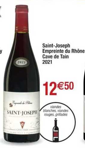 saint-joseph empreinte du rhône cave de tain 2021