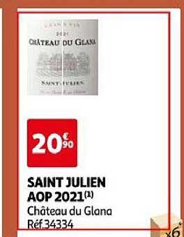 saint julien aop 2021 château du glana