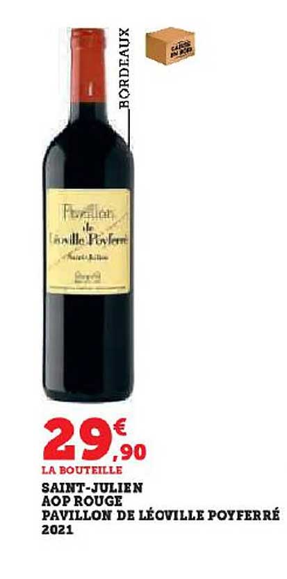 Saint-julien Aop Rouge Pavillon De Léoville Poyferré 2021