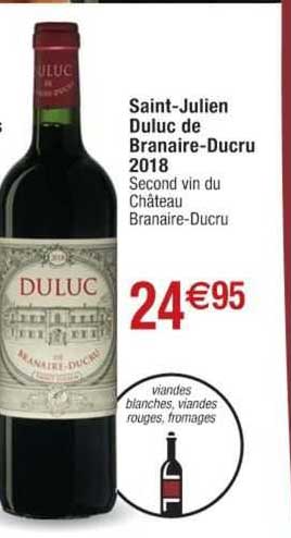 saint-julien duluc de branaire-ducru 2018