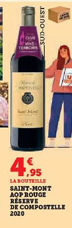 saint-mont aop rouge réserve de compostelle 2020