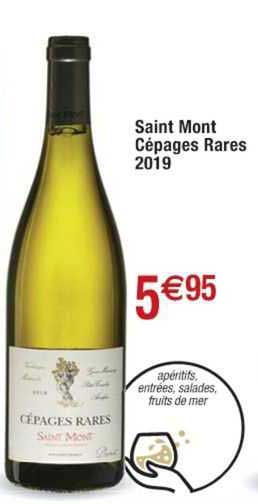 saint mont cépages rares 2019