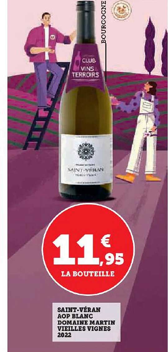saint-véran aop blanc domaine martin vieilles vignes