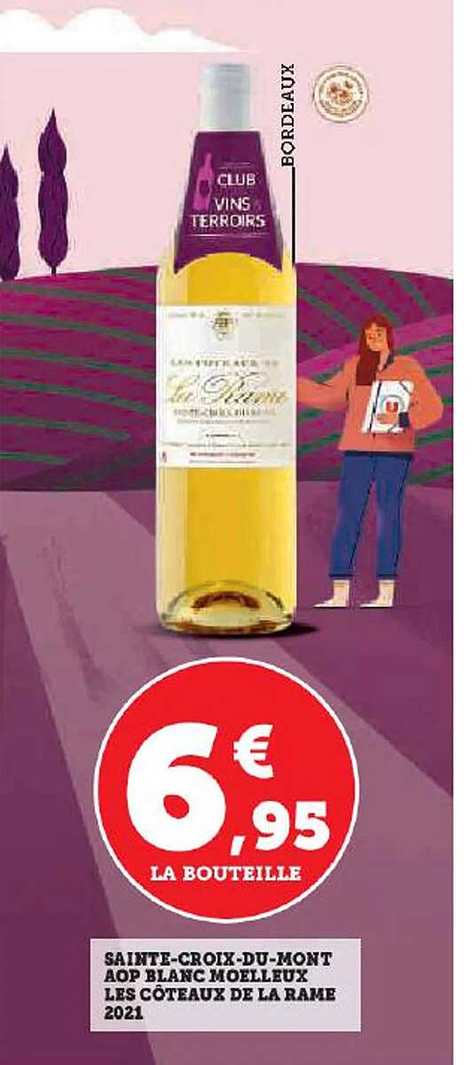 sainte-croix-du-mont aop blanc moelleux les côteaux de la rame 2021