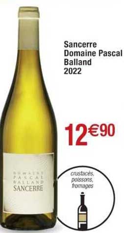 sancerre domaine pascal balland 2022