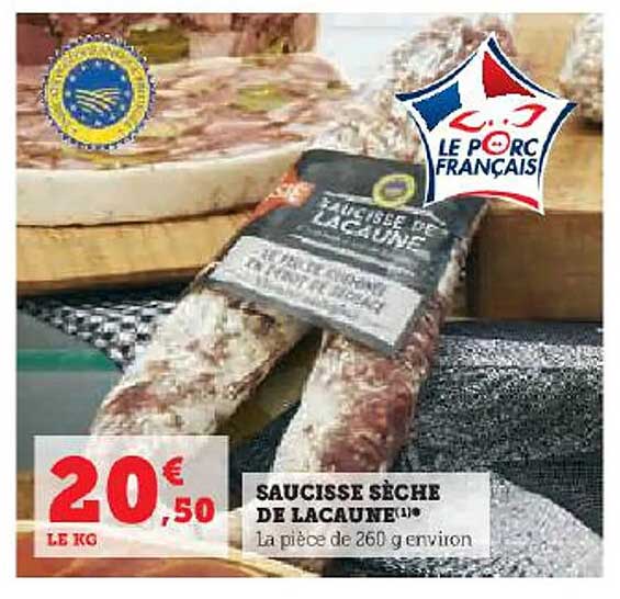 saucisse sèche de lacaune