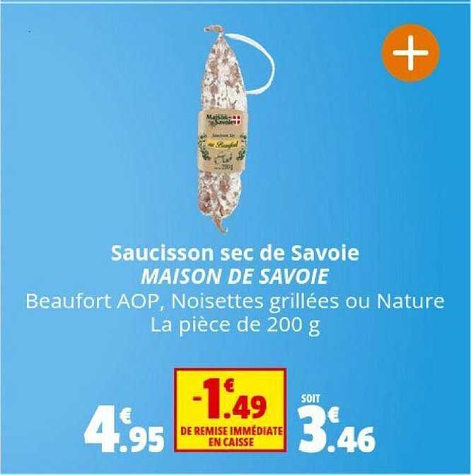 Saucisson Sec De Savoie Maison De Savoie