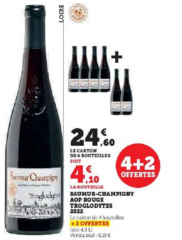 saumur-champigny aop rouge troglodytes 2022