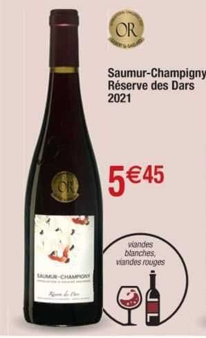 saumur-champigny réserve des dars 2021