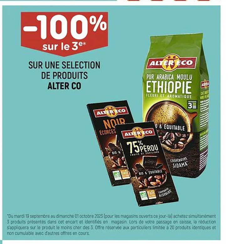 sélection de produits alter éco