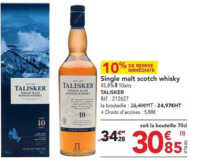 single malt scotch whisky talisker