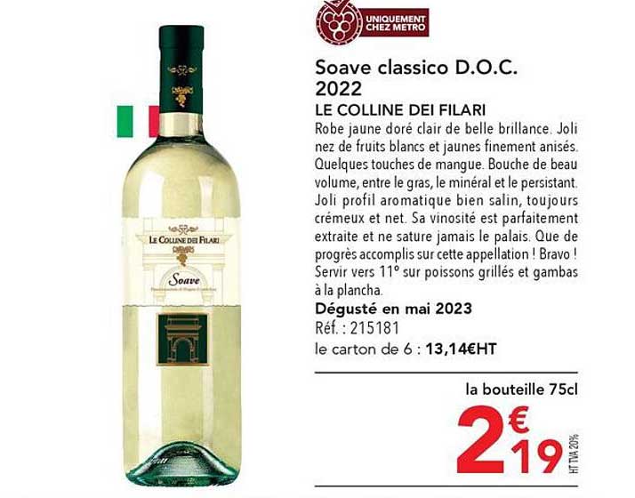 soave classico d.o.c. 2022 le colline dei filari