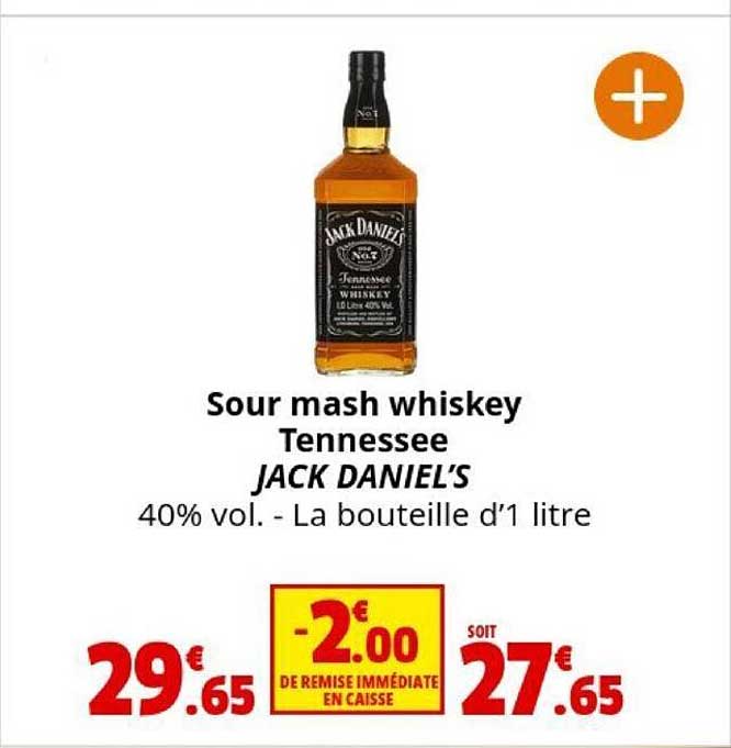 sour mash whiskey tennessee jack daniel's