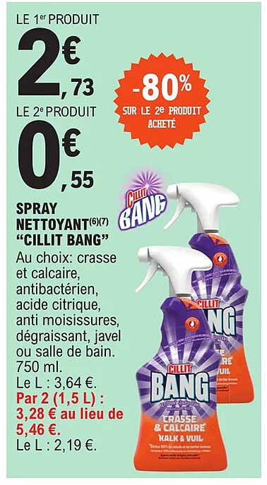 spray nettoyant "cillit bang"