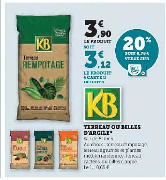 terreau ou billes d'argile