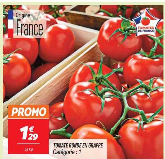 Tomate Ronde En Grappe