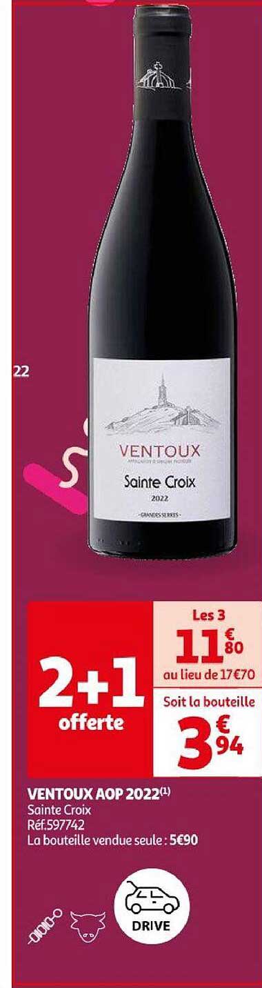 ventoux aop 2022 sainte croix