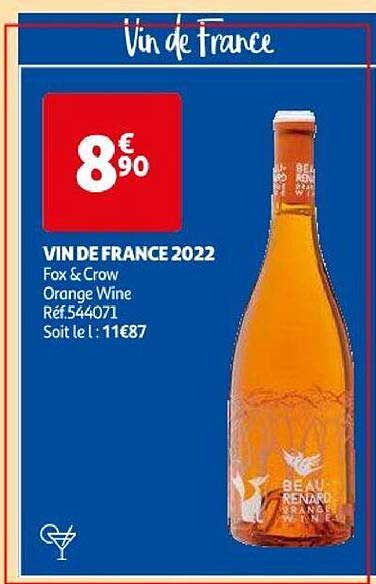 vin de france 2022 fox & crow orange wine