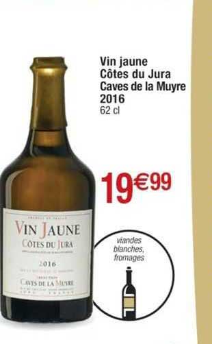 vin jaune côtes du jura caves de la muyre 2016