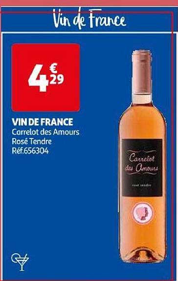 vind de france carrelot des amous rosé tendre
