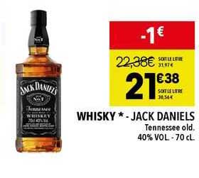 whisky - jack daniels