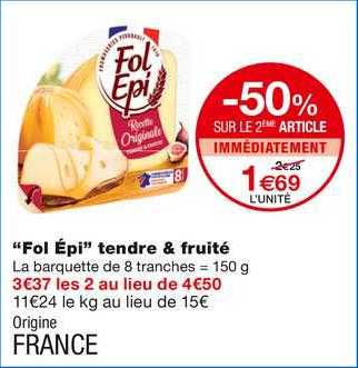 "fol épi" tendre & fruité