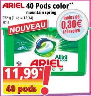 40 Pods Color Mountain Spring Ariel