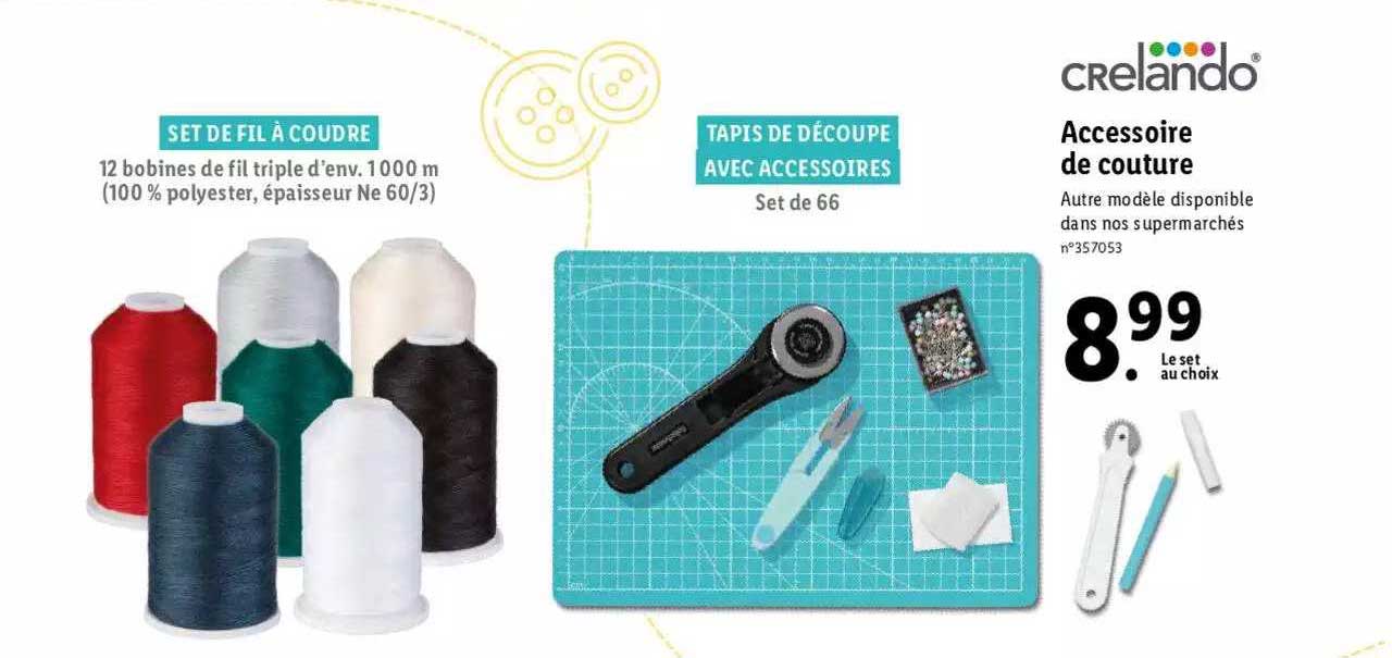accessoire de couture crelando