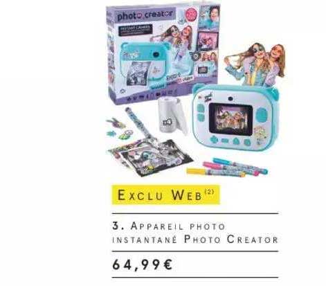 appareil photo instantané photo creator