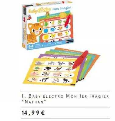 Baby électro Mon 1er Imagier "nathan"