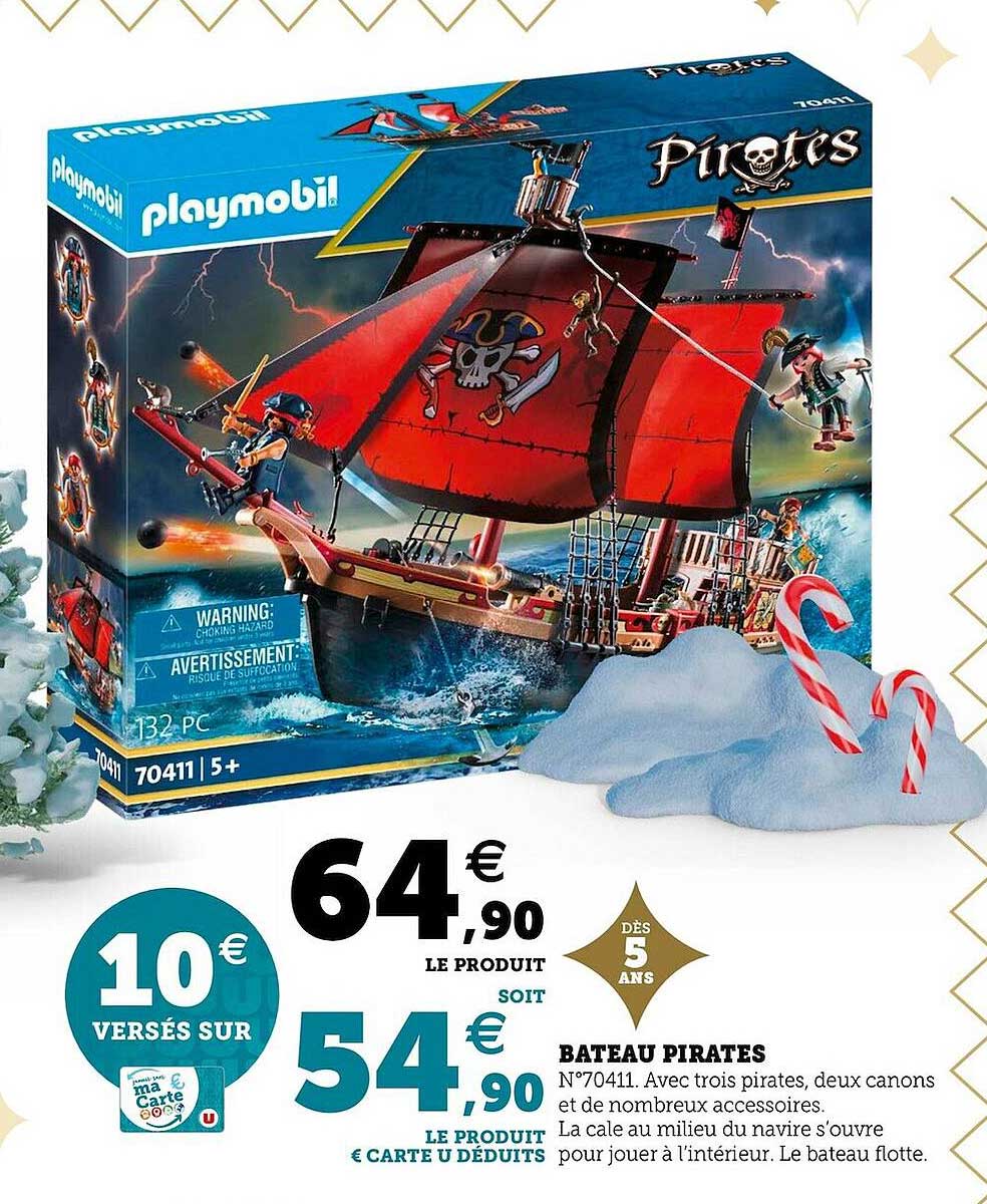 Bateau Pirates Playmobil