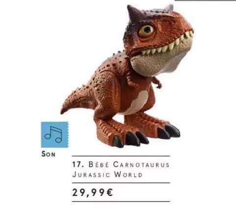 bébé carnotaurus jurassic world
