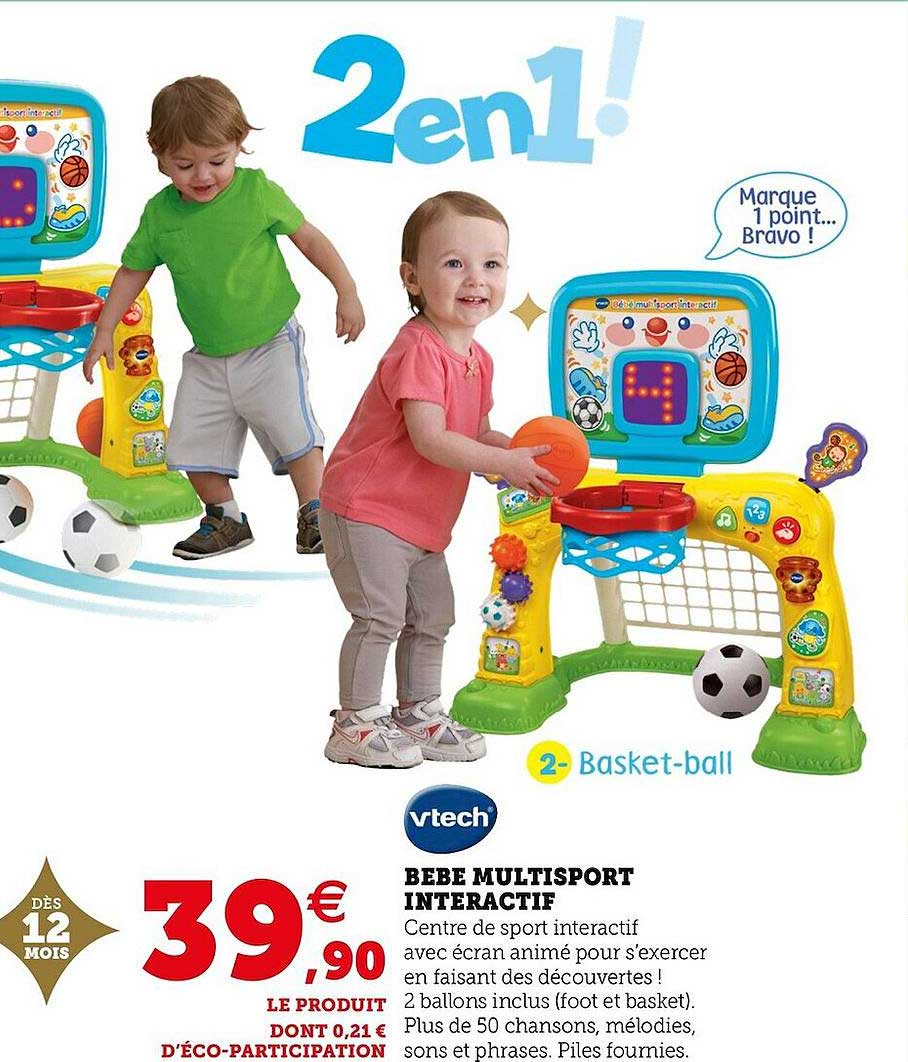 bébé multisport interactif vtech