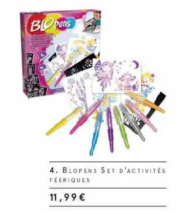blopens set d'activités féeriques