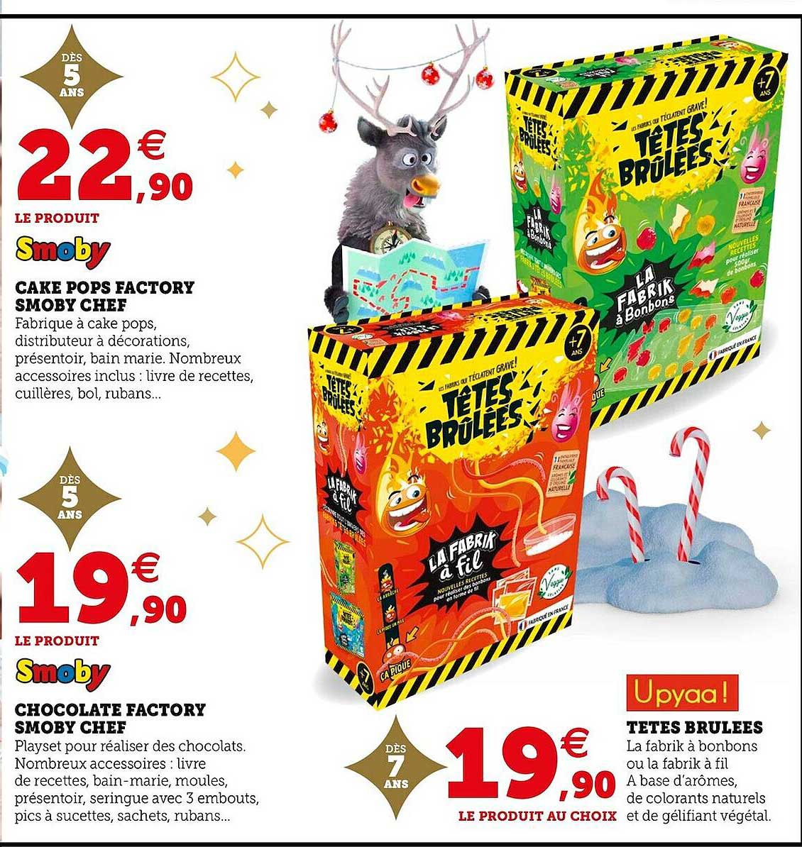 cake pops factory smoby chef, chocolate factory smoby chef, têtes brulées upyaa!