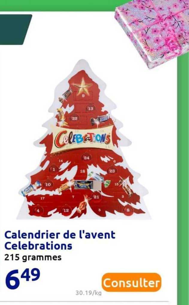 calendrier de l'avent célébrations
