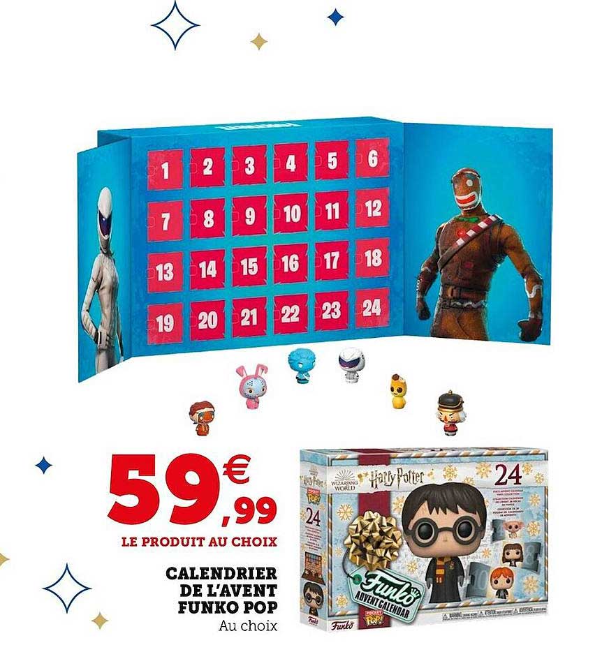 calendrier de l'avent funko pop