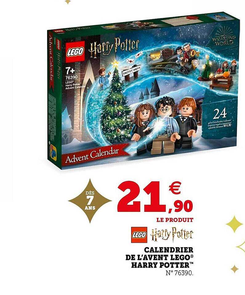 calendrier de l'avent lego harry potter