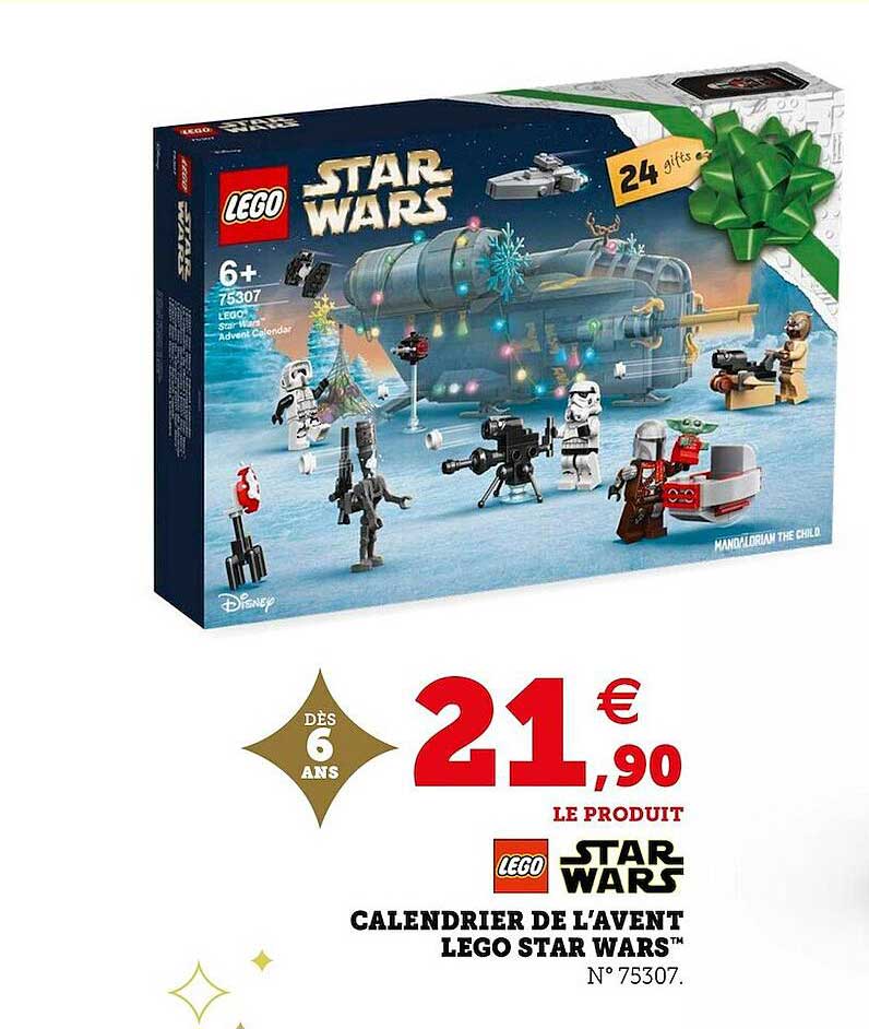 calendrier de l'avent lego star wars