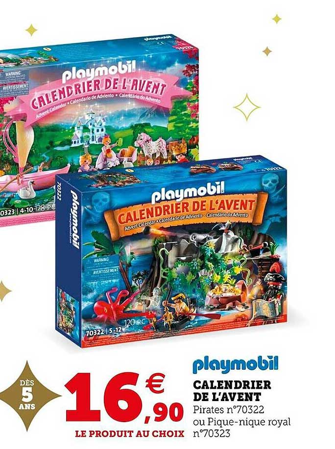 calendrier de l'avent playmobil