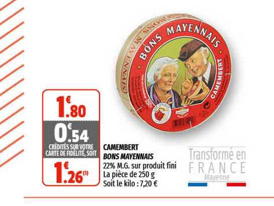 camember bons mayennais