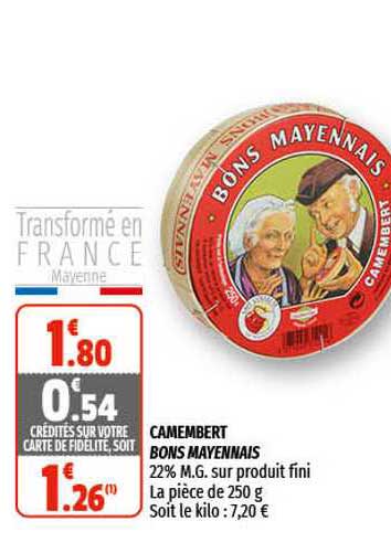 camembert bons mayennais
