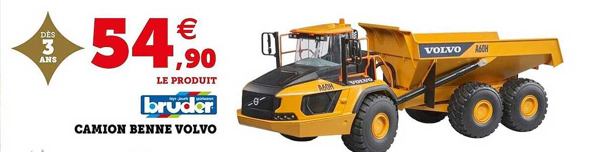 camion benne volvo bruder