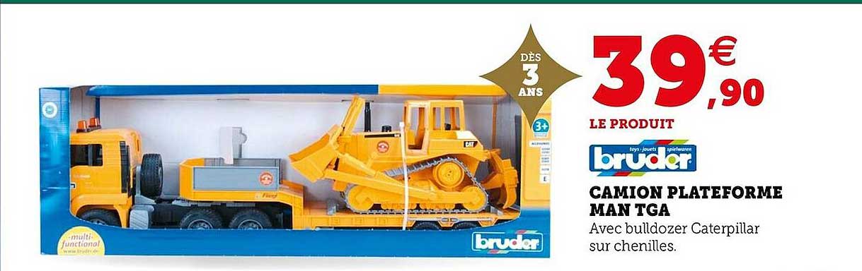 camion plateforme man tga bruder