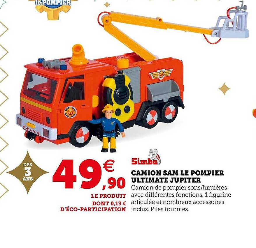 camion sam le pompier ultimate jupiter simba