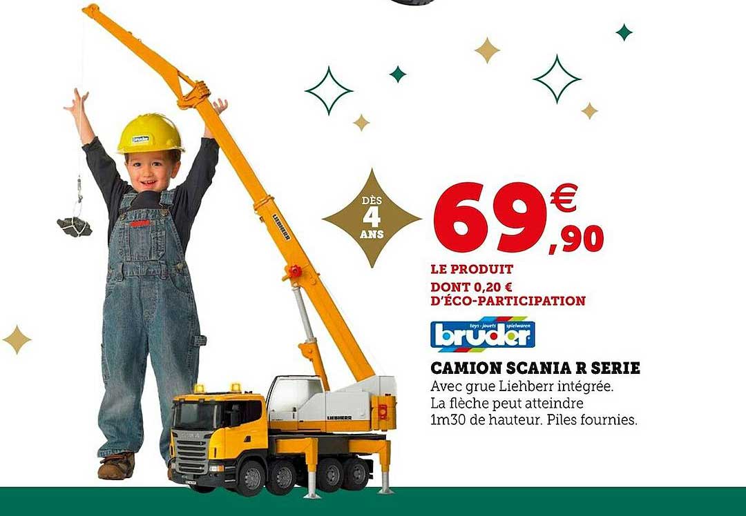 camion scania r série bruder